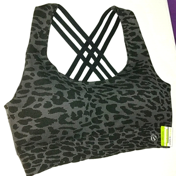 ★NWT★Marika Sport★Performance Seamless Crisscross Back Sports Bra★Large★ - Picture 6 of 14